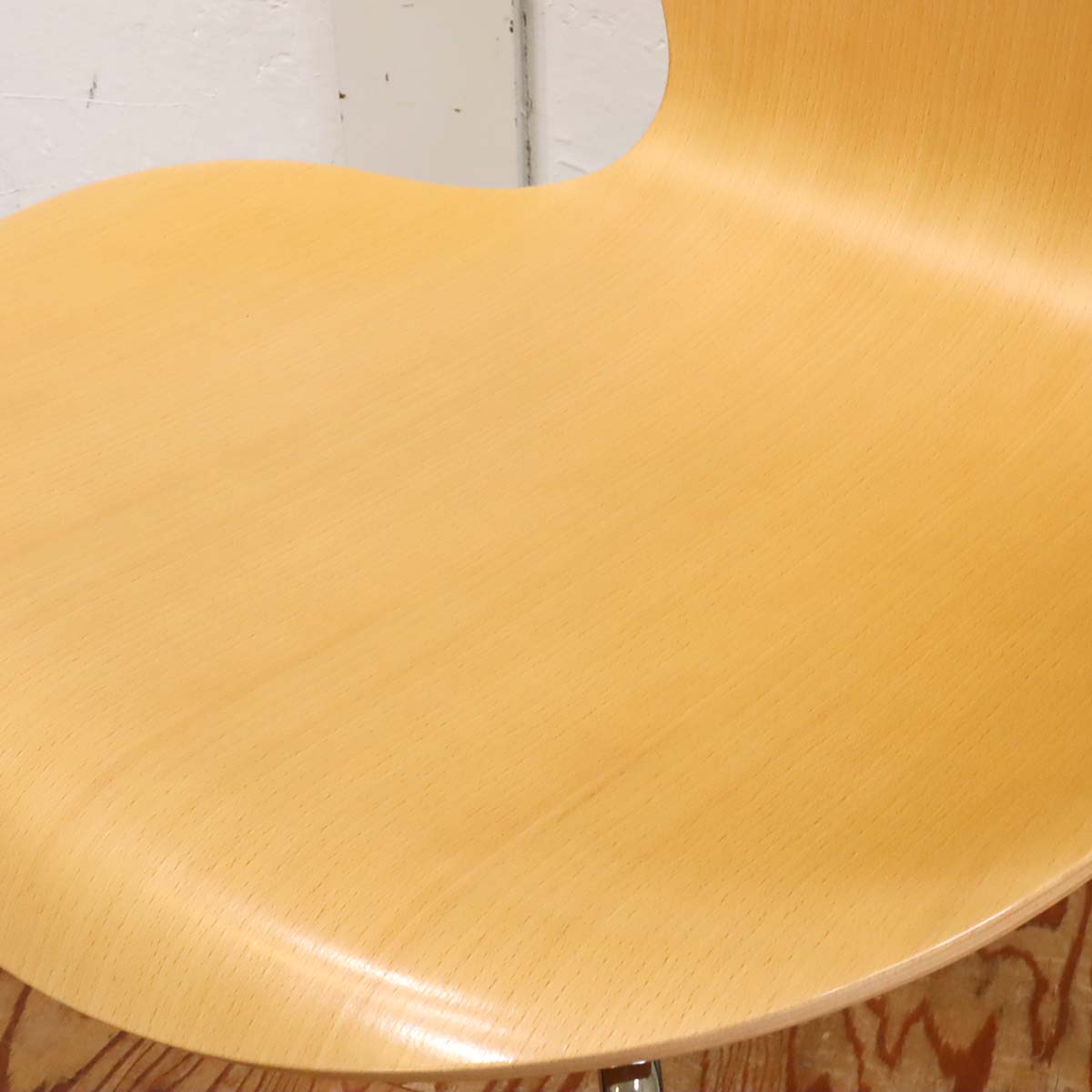 フリッツ・ハンセン / FRITZ HANSEN セブンチェア【柾目】アルネ・ヤコブセン ビーチ 住宅展示場展示品