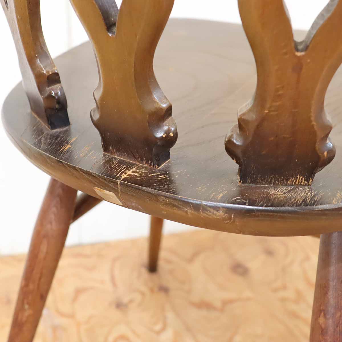 アーコール / ERCOL シスルバックチェア 【4】 ダイニングチェア アンティーク