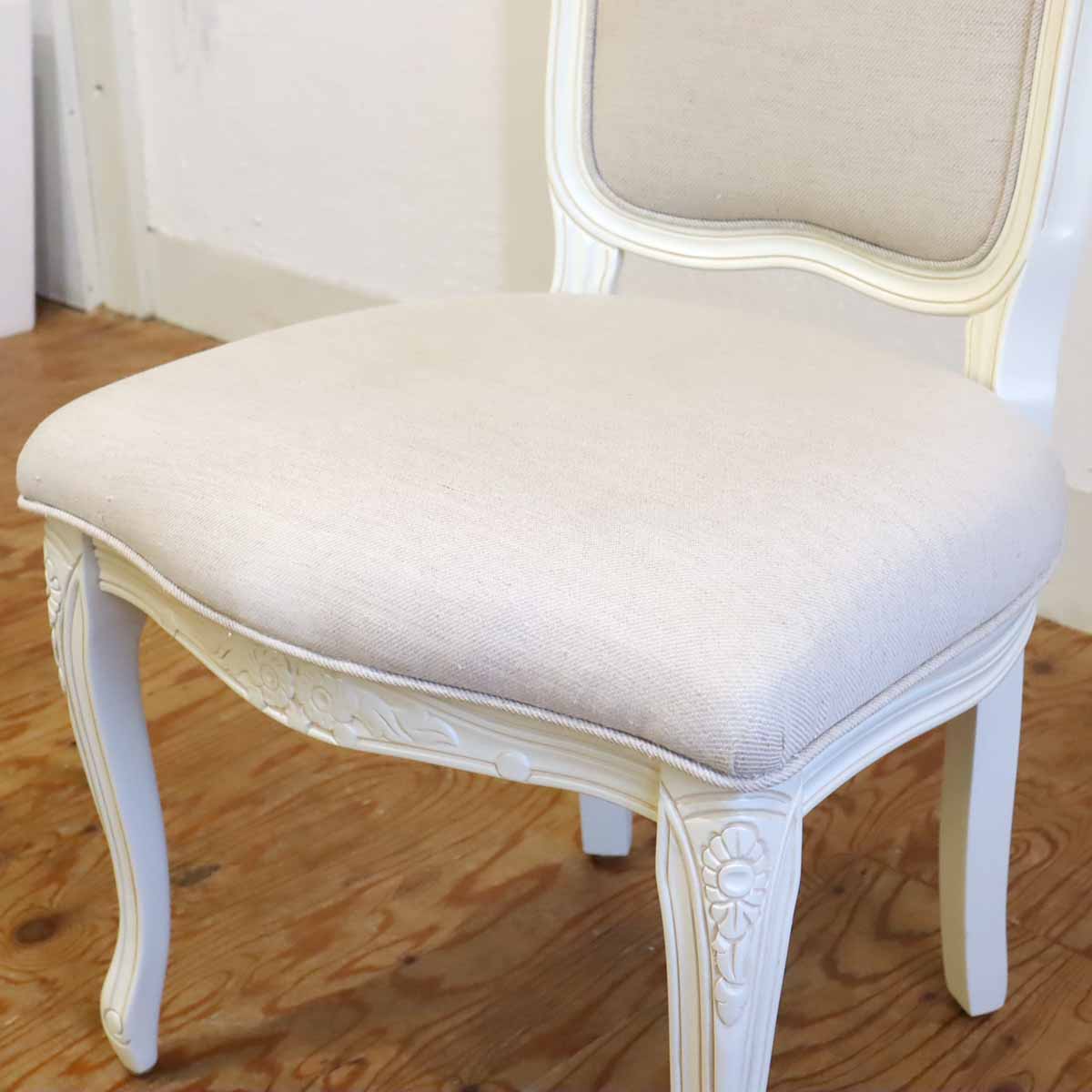 ローラ・アシュレイ / Laura Ashley プロヴァンセル ダイニングチェア 【1】 猫脚 ロココ 中古