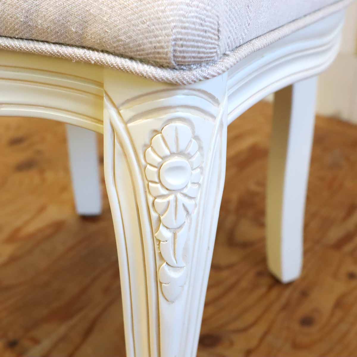 ローラ・アシュレイ / Laura Ashley プロヴァンセル ダイニングチェア 【1】 猫脚 ロココ 中古