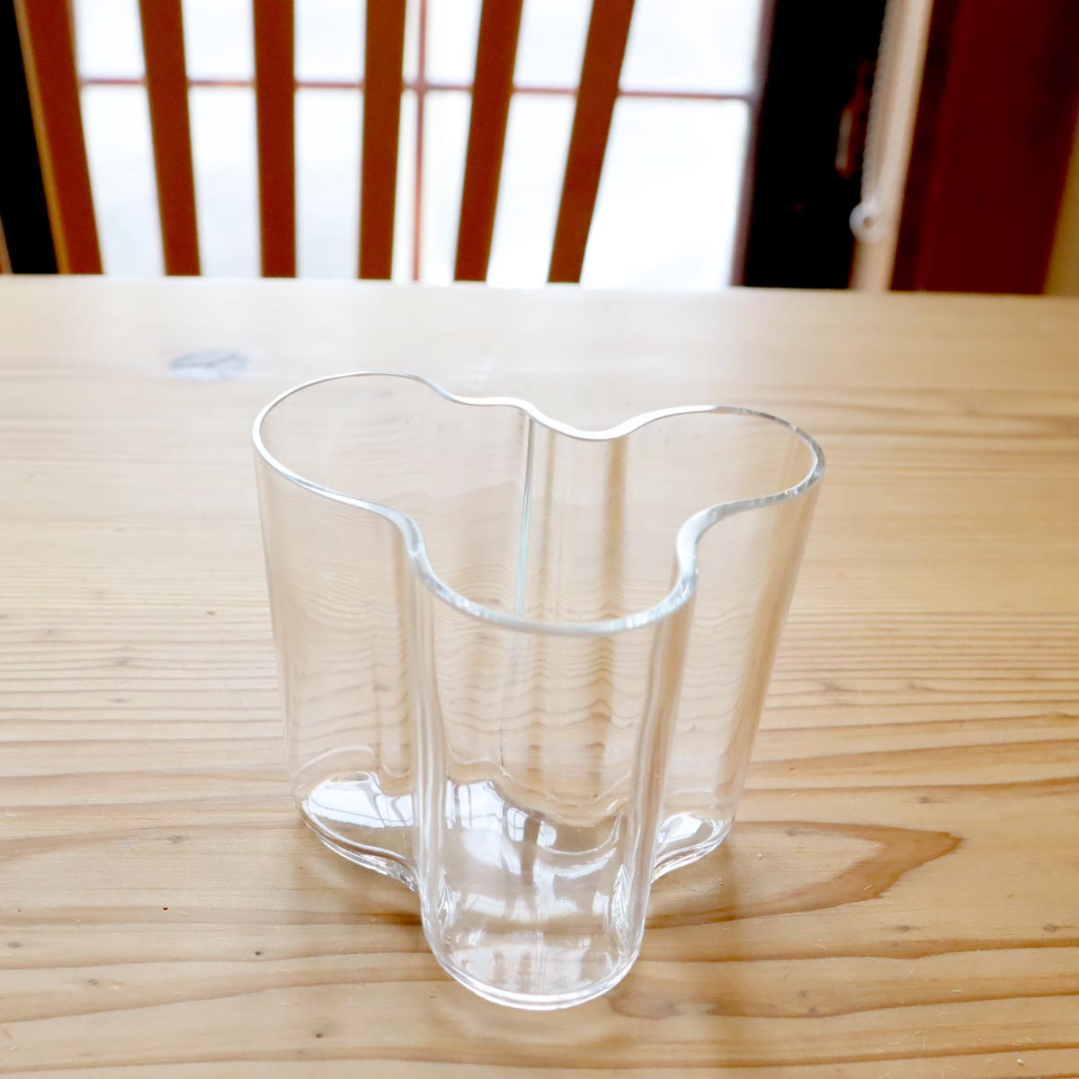 イッタラ / iittala アルヴァ・アアルト コレクションフラワー ベース 95mm クリア 中古