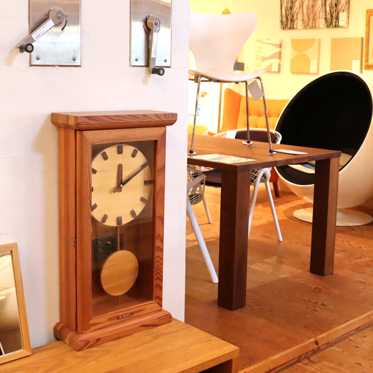 キコリ / KICORI ウォールクロック 掛け時計 電池式 中古