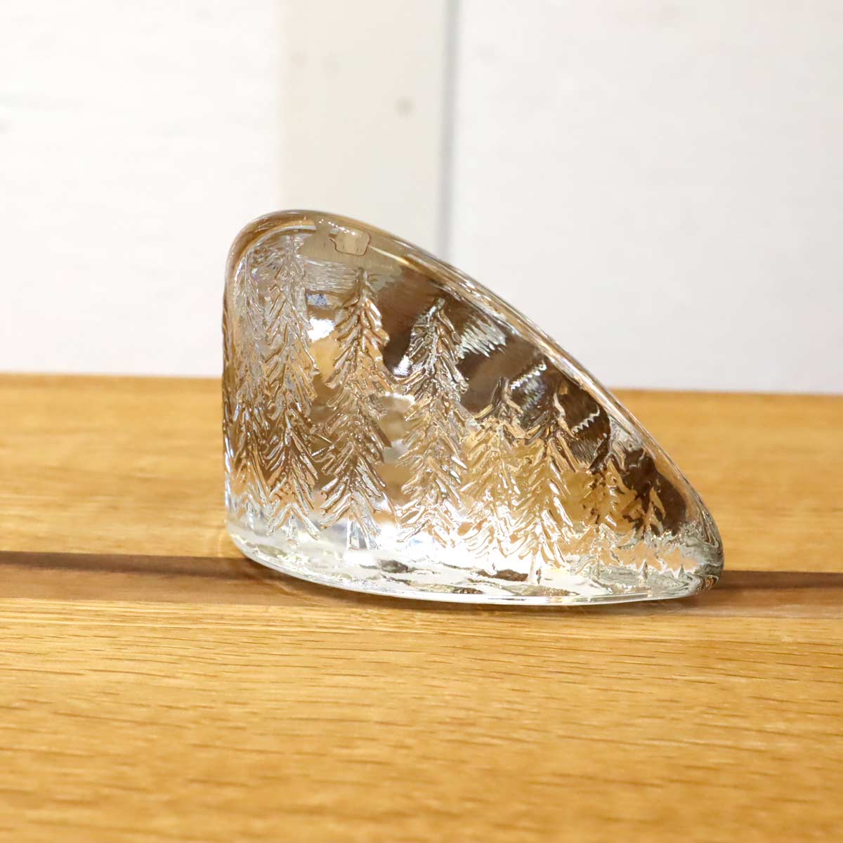 イッタラ / iittala  ヴァルト・コッコ ガラスペーパーウェイト 魚ともみの木のモチーフ ヴィンテージ