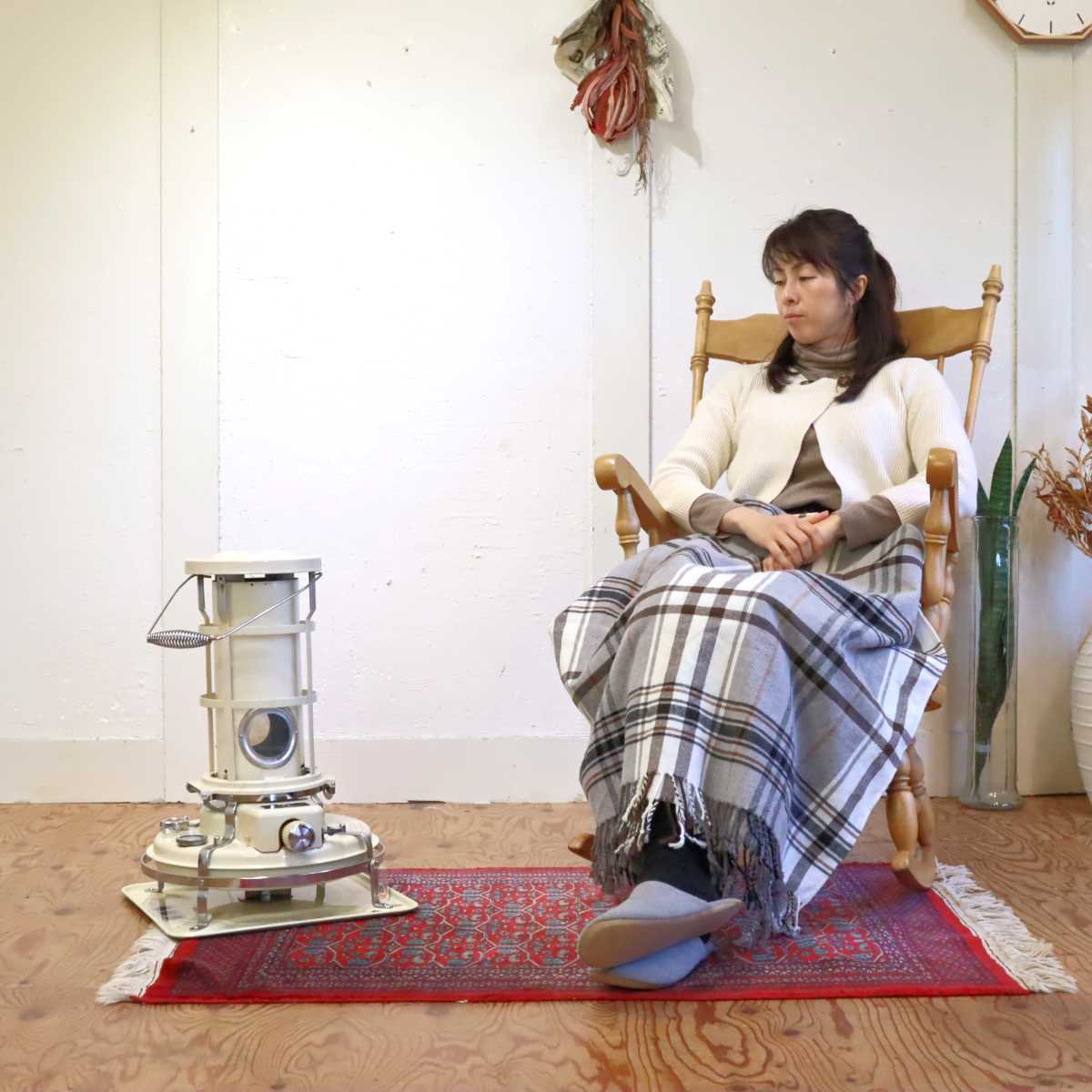 アラジン / Aladdin ブルーフレームヒーター 【1】 石油ストーブ シリーズ39型 ホワイト 中古