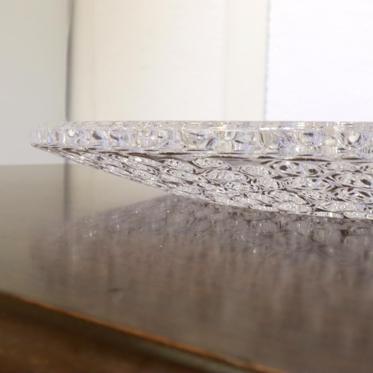 ティファニー / TIFFANY & Co コブルプラター ガラスプレート 食器 未使用品