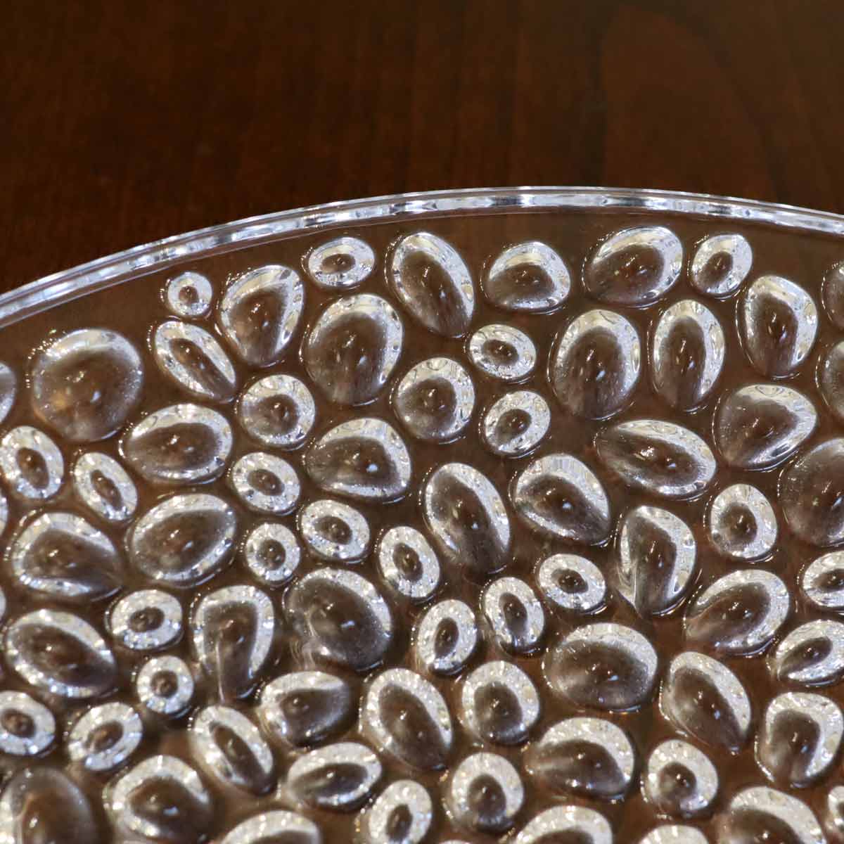 ティファニー / TIFFANY & Co コブルプラター ガラスプレート 食器 未使用品