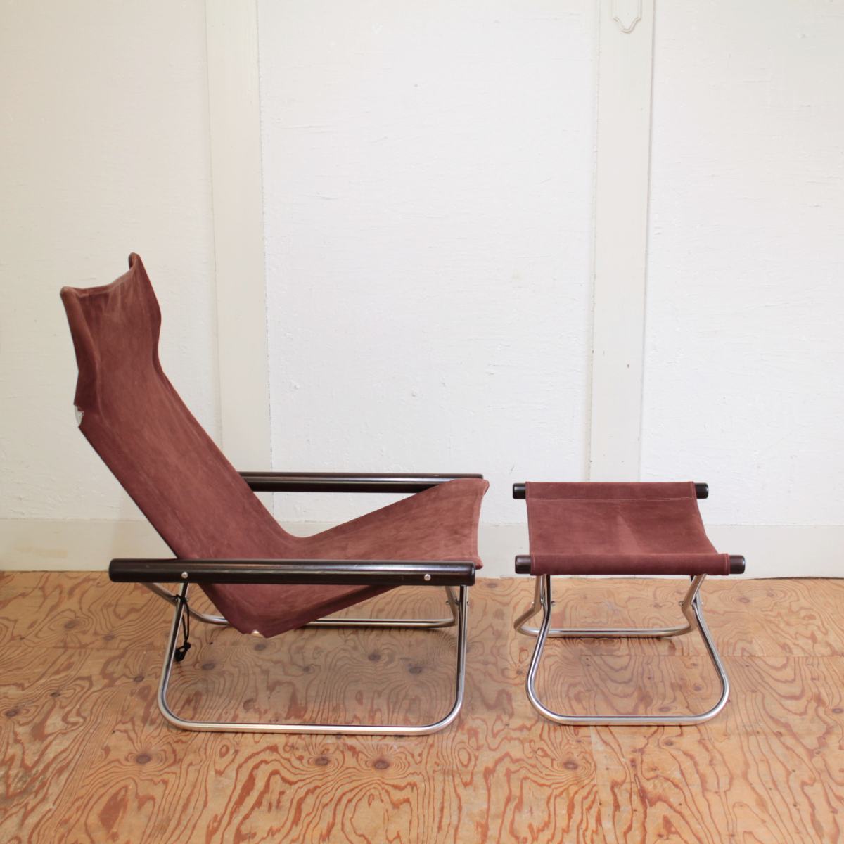 ニーチェアエックス / Nychair X オットマン付き 新居 猛 中古