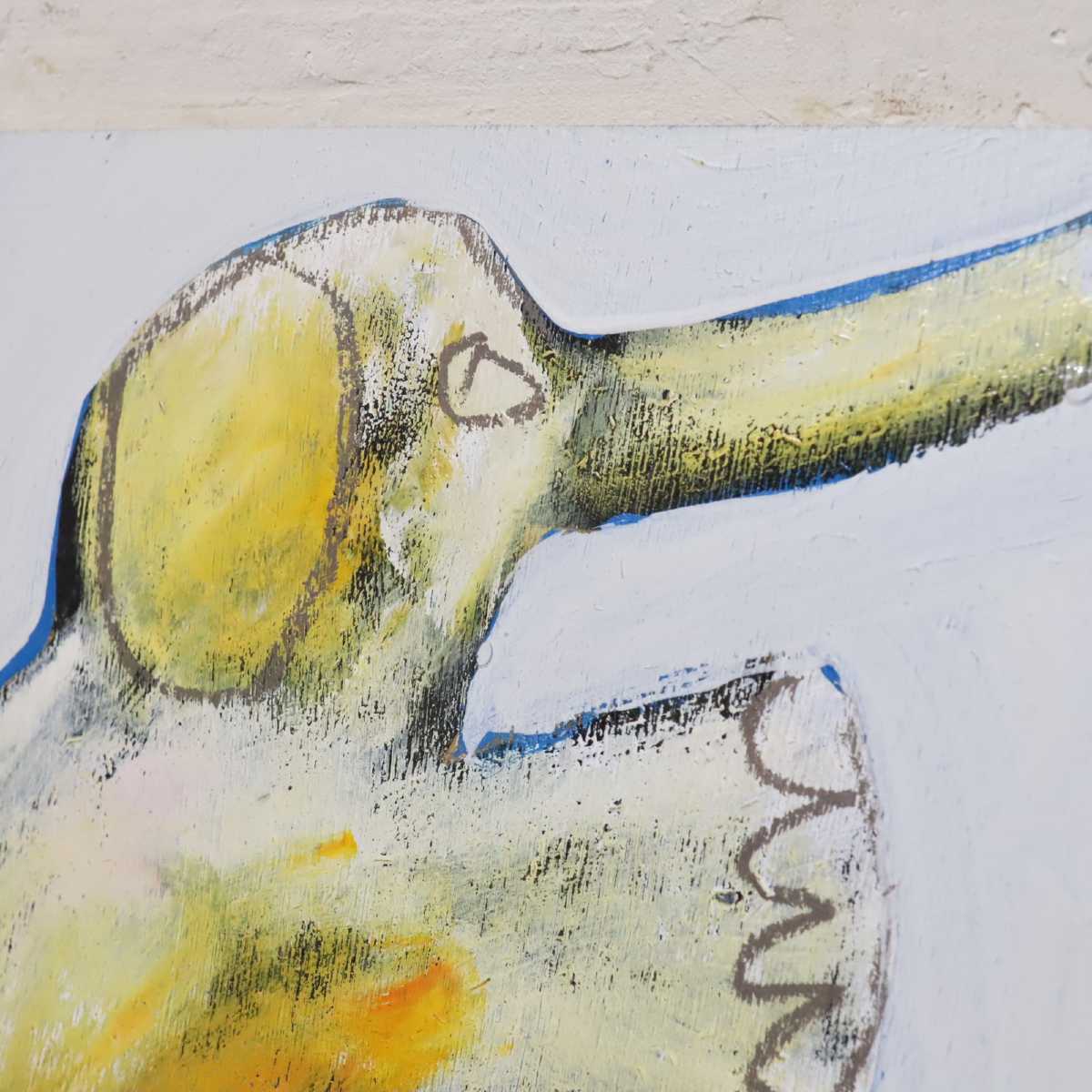 エディ・ドミニク・デュビアン / Edi Dominique Dubien 象 アート フランス画家 中古