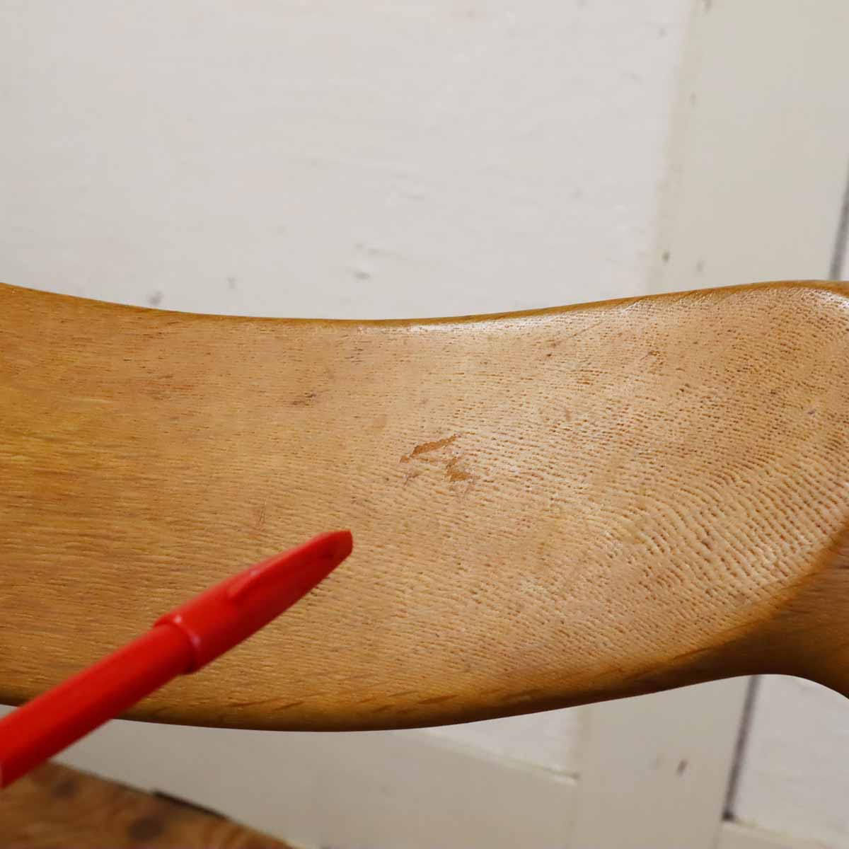 北欧スタイル オーク材 ダイニングチェア 中古