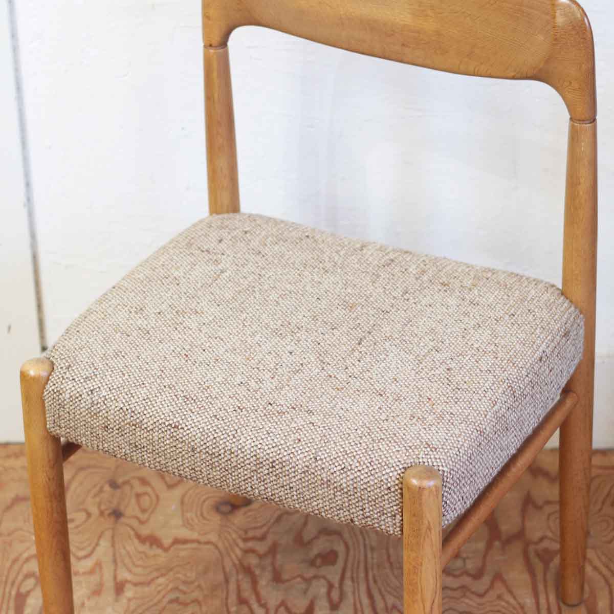 北欧スタイル オーク材 ダイニングチェア 中古