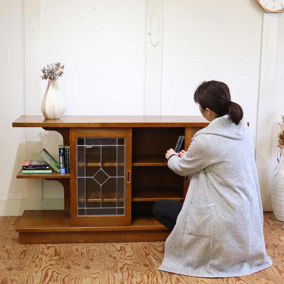 ブルージュ 三越家具 カントリーハウス 飾り棚 サイドボード 中古