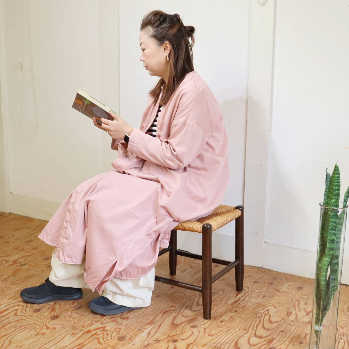 松本民芸家具  #19型 ラッシスツール 中古