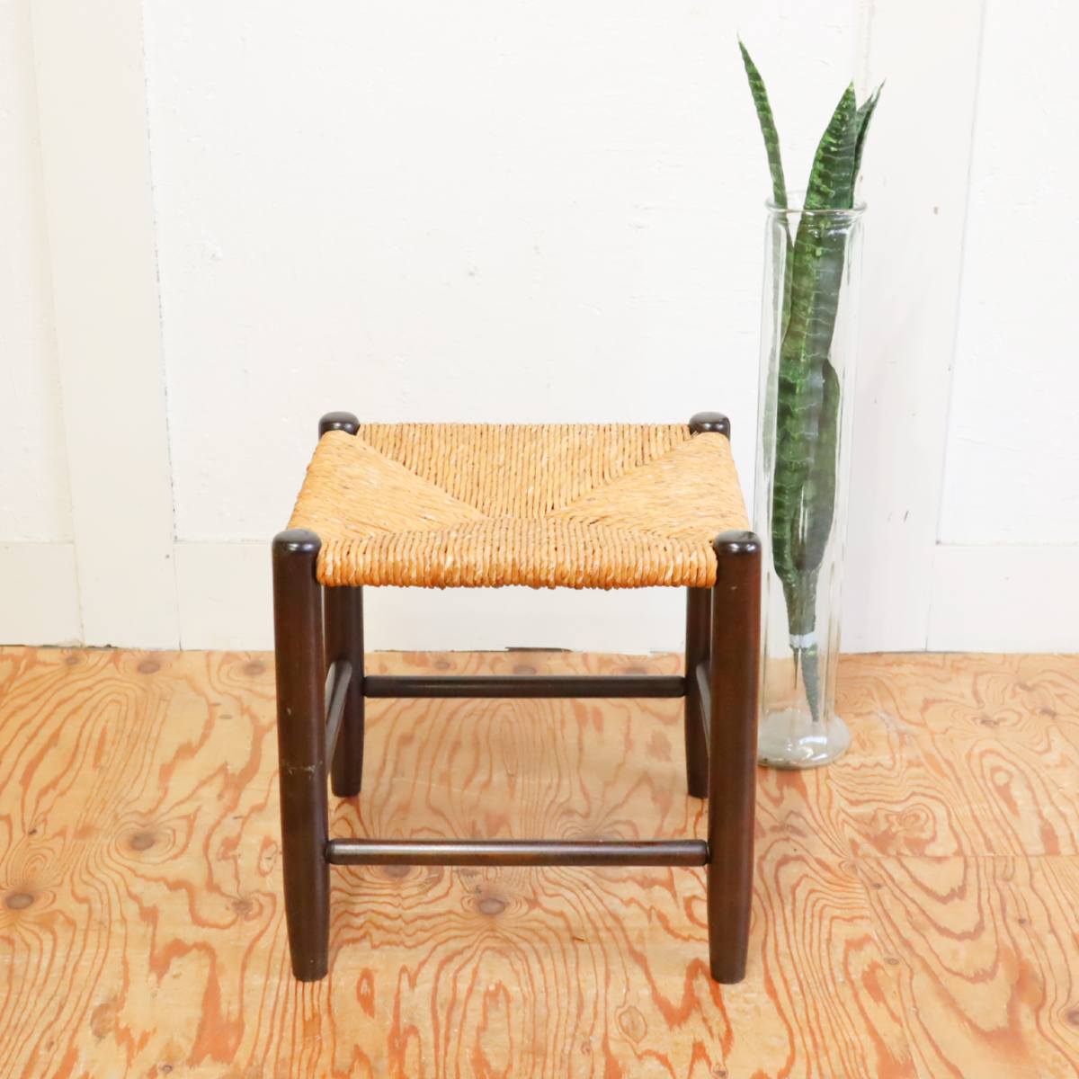 松本民芸家具  #19型 ラッシスツール 中古