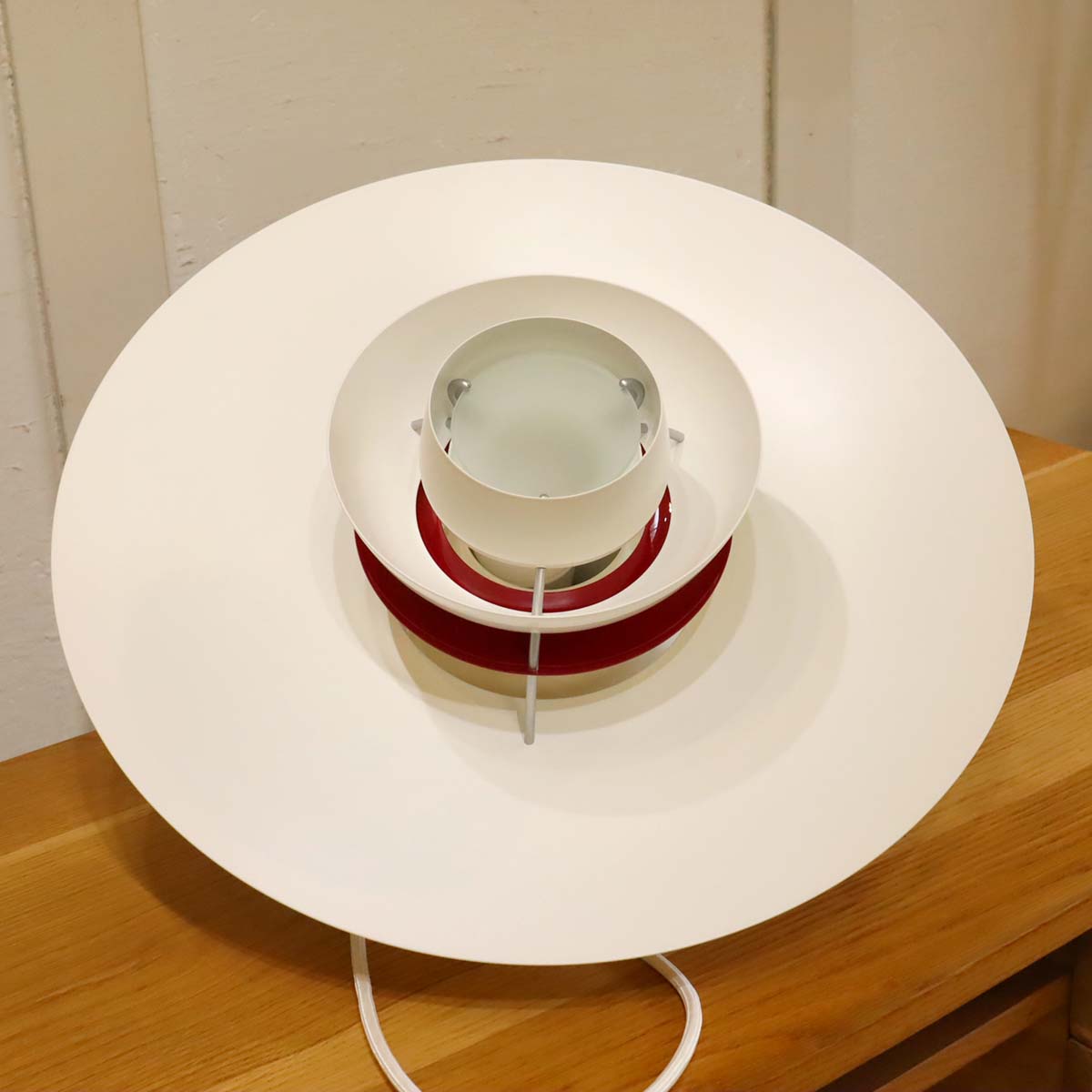 ルイスポールセン / Louis Poulsen PH50 ペンダントライト ココナッツホワイト 50周年記念 ポール・ヘニングセン デンマーク 中古