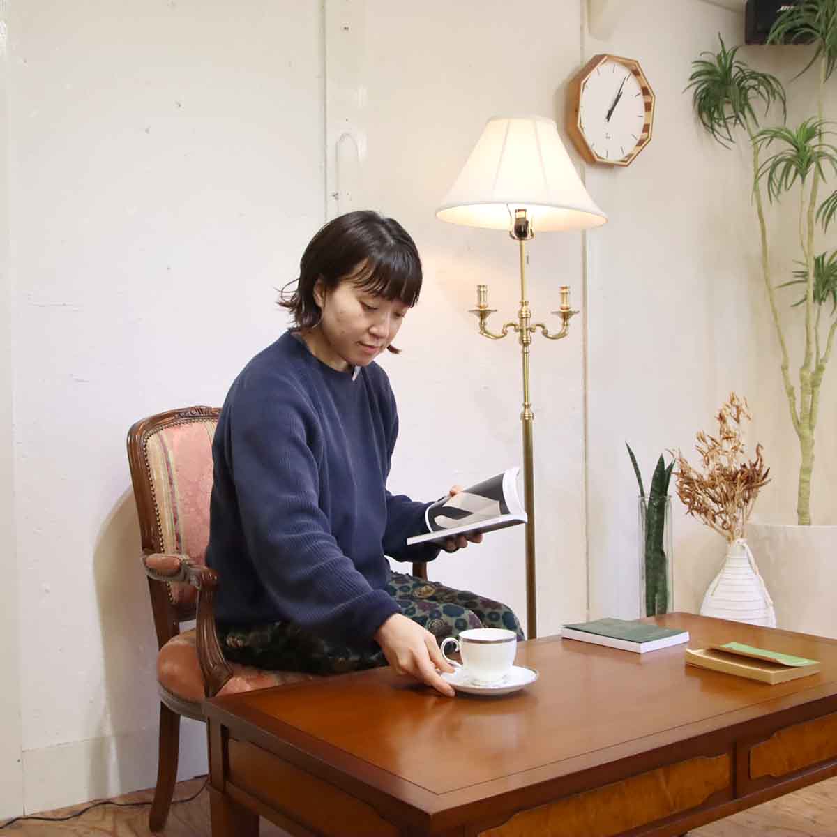 ドレクセル ヘリテイジ ジャパン / DREXEL HERITAGE JAPAN フロアライト クラシカル スタンドライト 中古