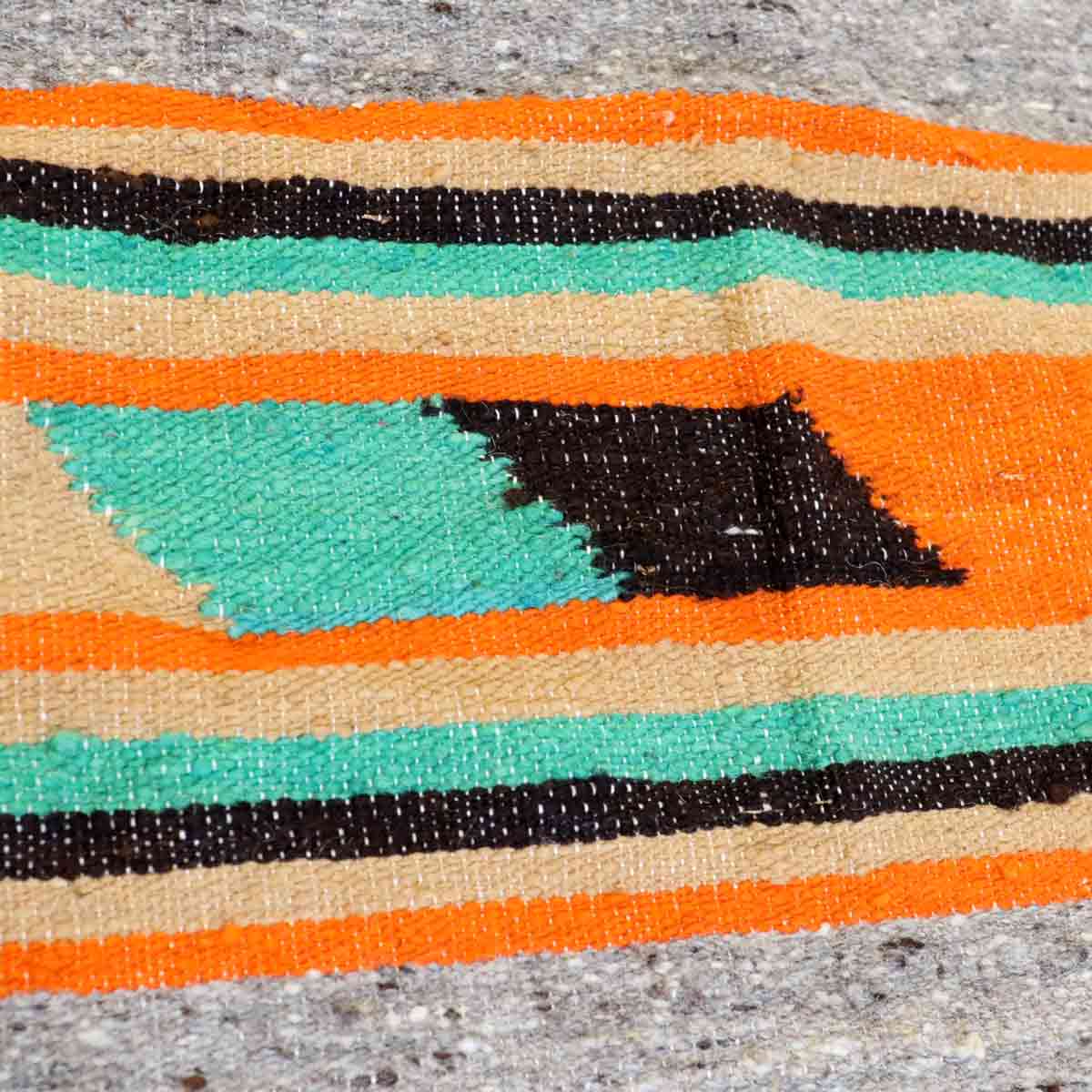 エスニック ラグ グレーベース 中古