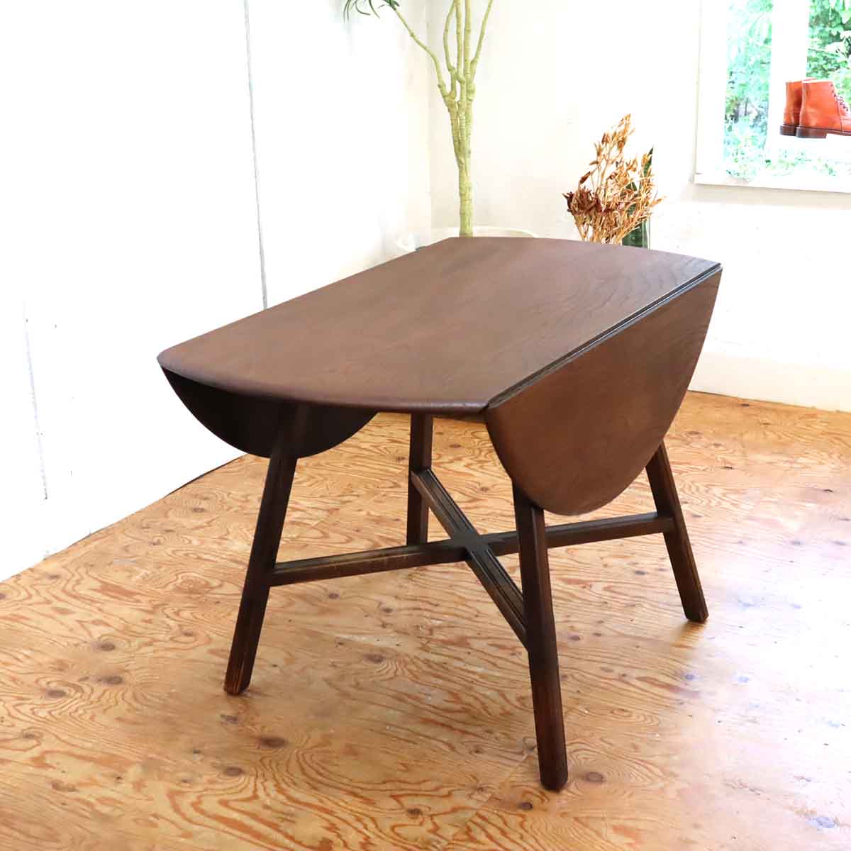 アーコール / ERCOL バタフライテーブル ダイニングテーブル ラウンド 