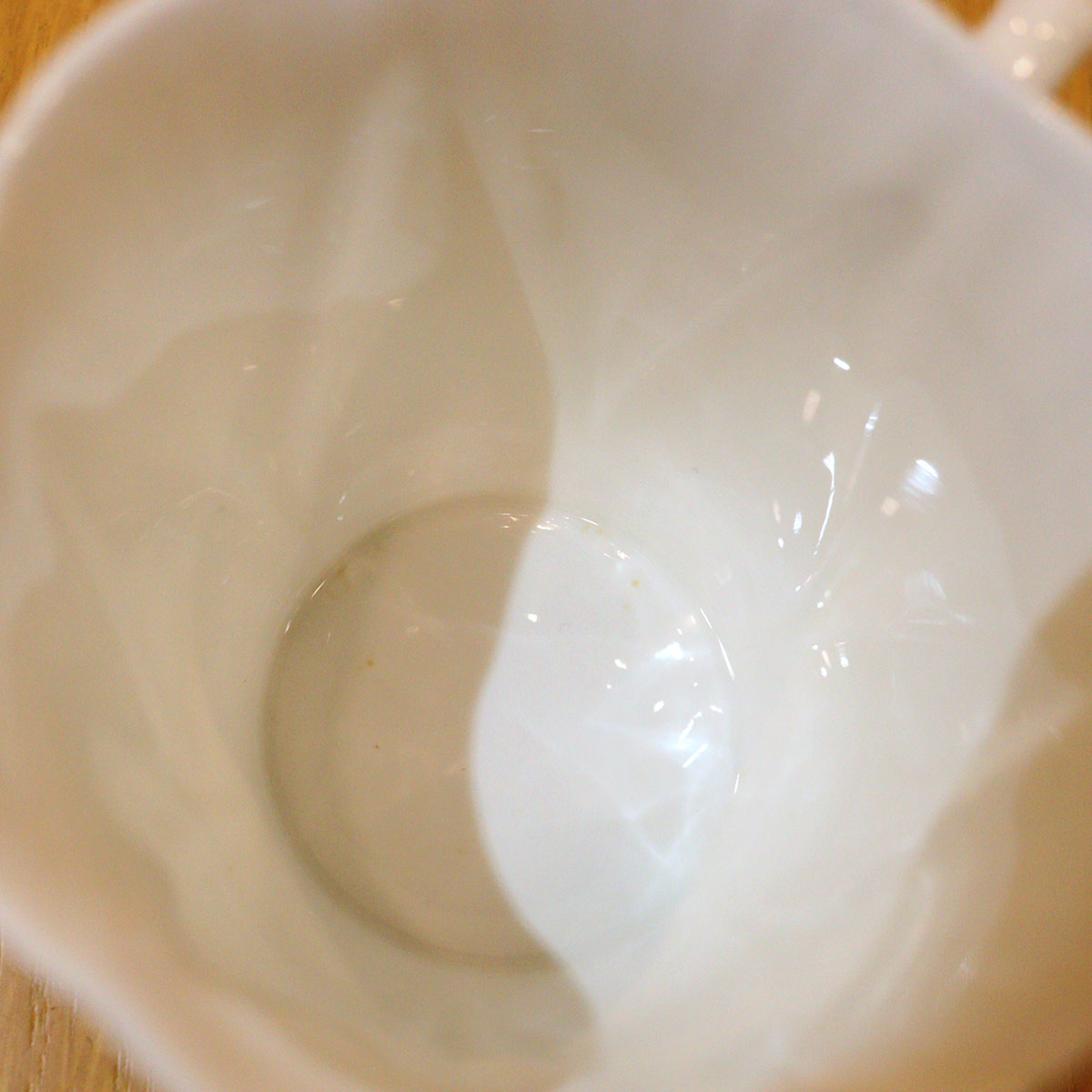 シェリー / shelley デインティホワイト  カップ&ソーサー&プレート トリオ  イギリス製 ヴィンテージ