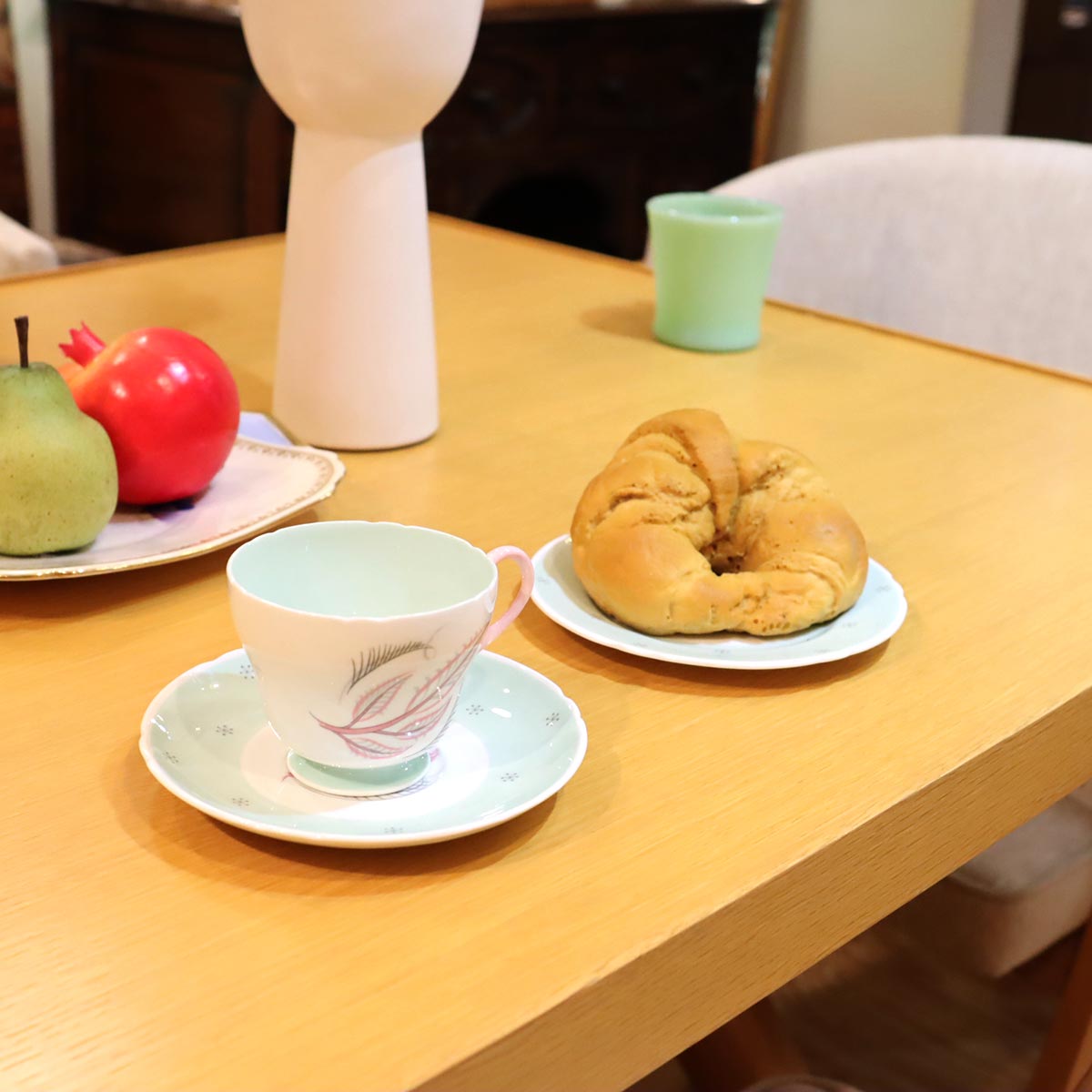 シェリー / shelley リズム / Rhythm  カップ ソーサー&プレート トリオ イギリス製 ヴィンテージ