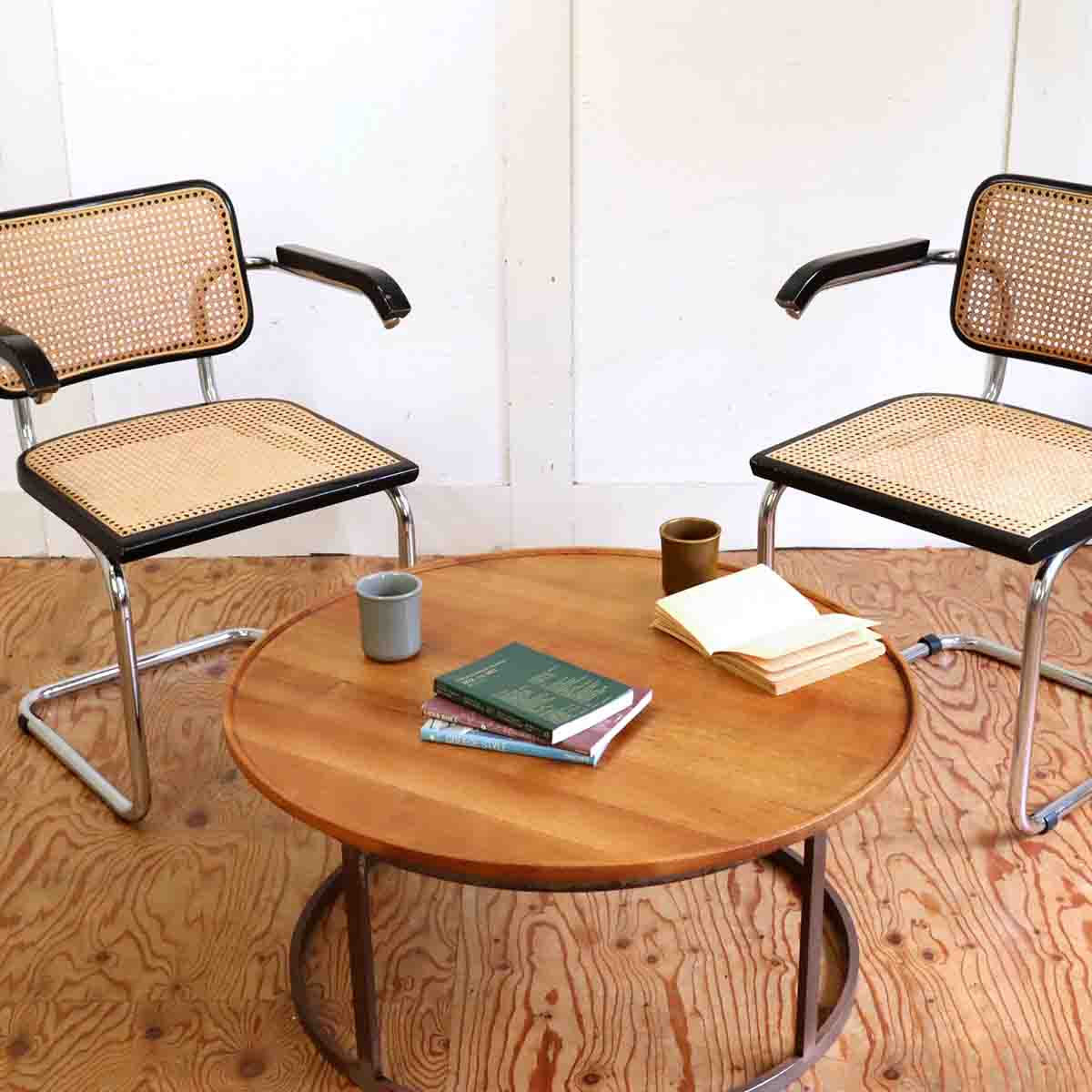 リーヴァ / Riva 1920 ネストロトンド ローテーブル コーヒーテーブル ウォールナット arflex 展示品