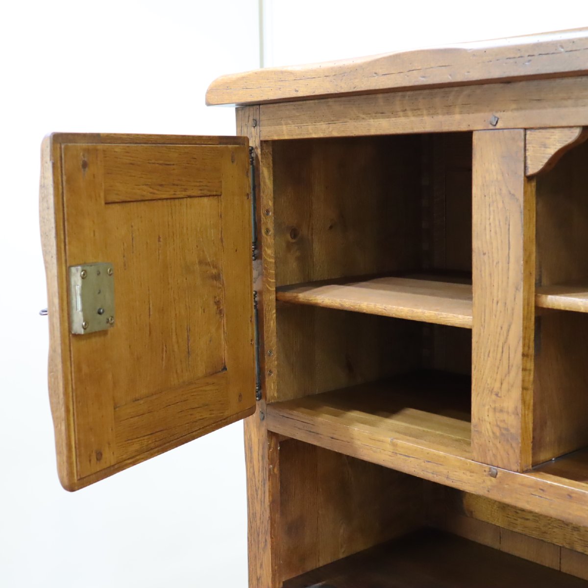 無垢キャビネット 飾り棚 オープン棚 中古