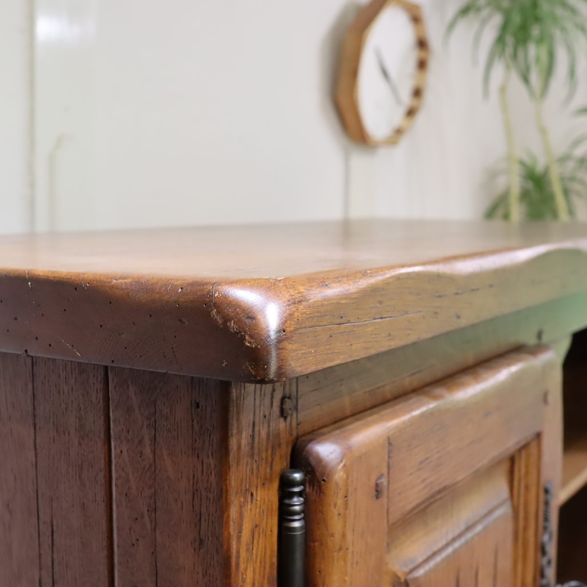 無垢キャビネット 飾り棚 オープン棚 中古