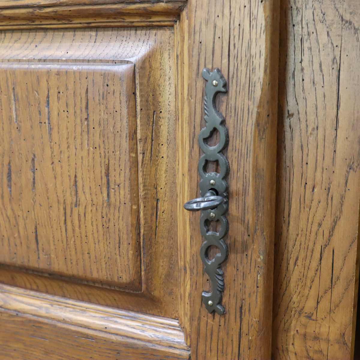 無垢キャビネット 飾り棚 オープン棚 中古