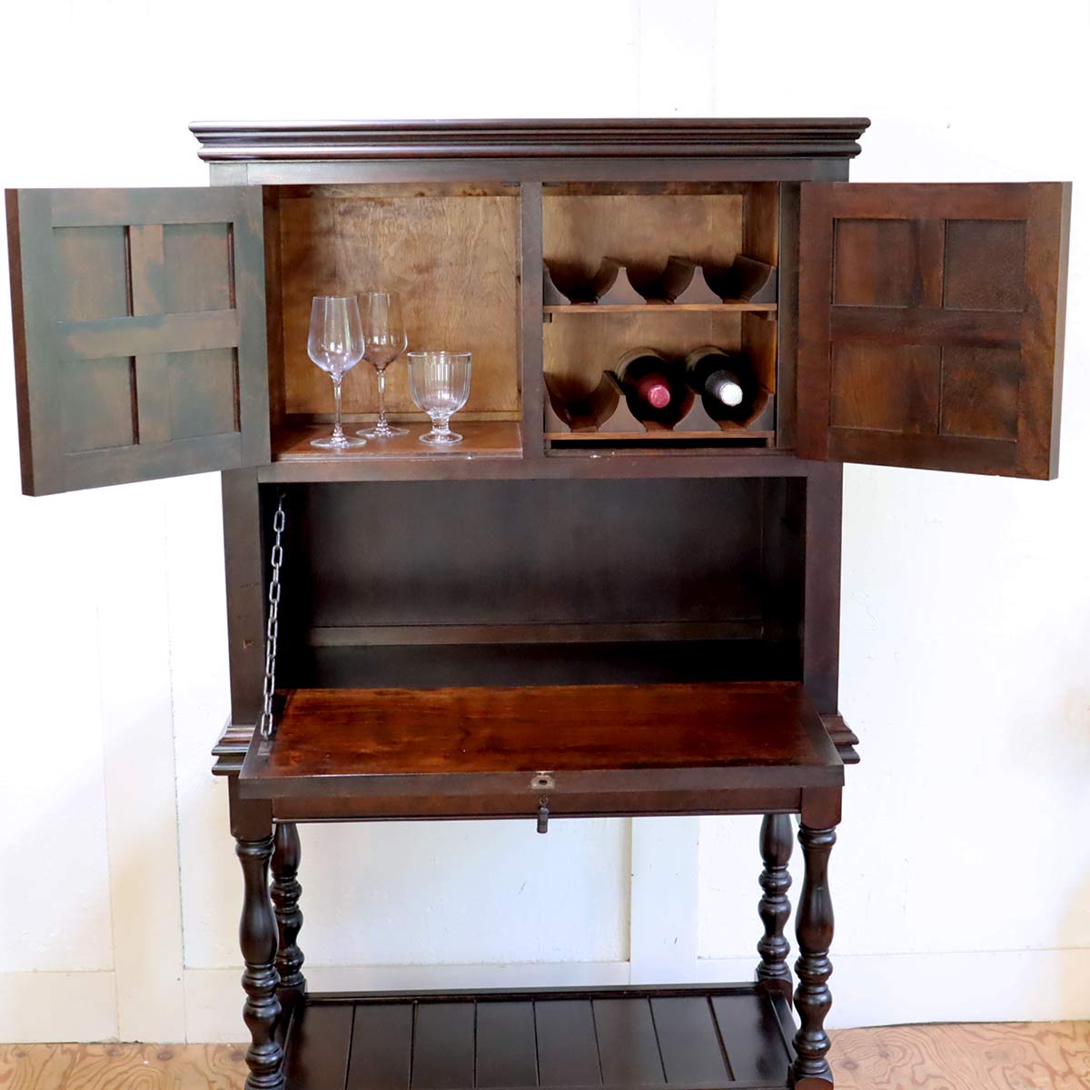 松本民芸家具 SP型 ワインボード 収納棚 中古