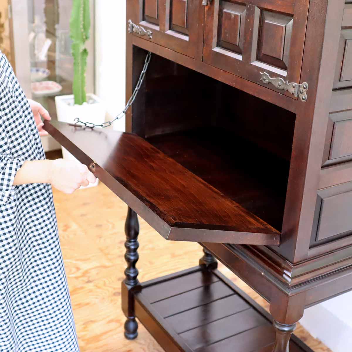 松本民芸家具 SP型 ワインボード 収納棚 中古