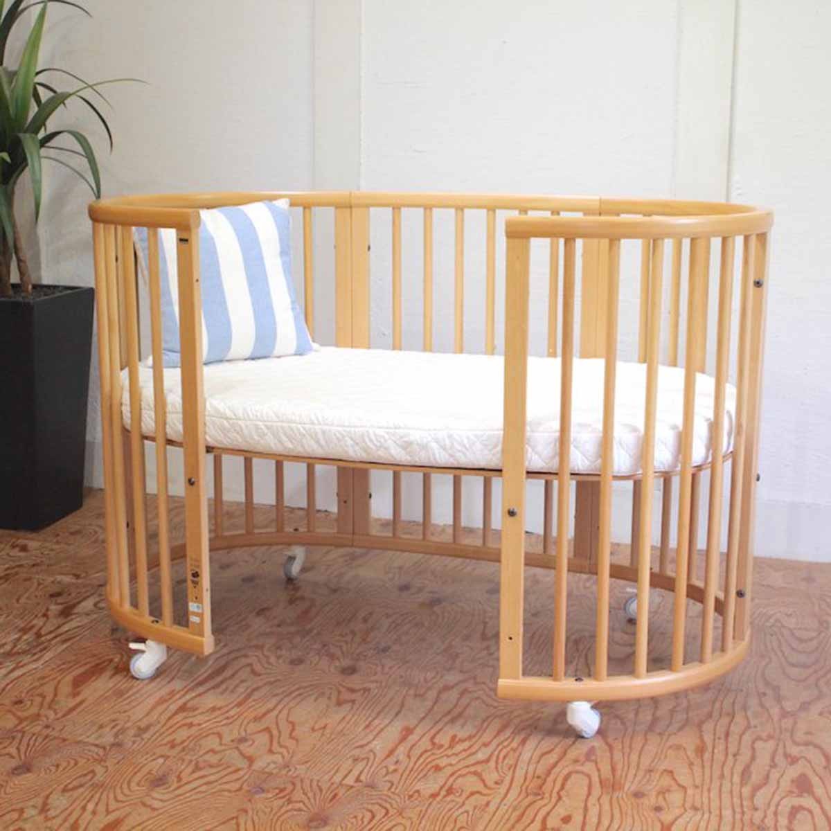 ストッケ / Stokke ベビーベッド スリーピー ドレープ付 中古