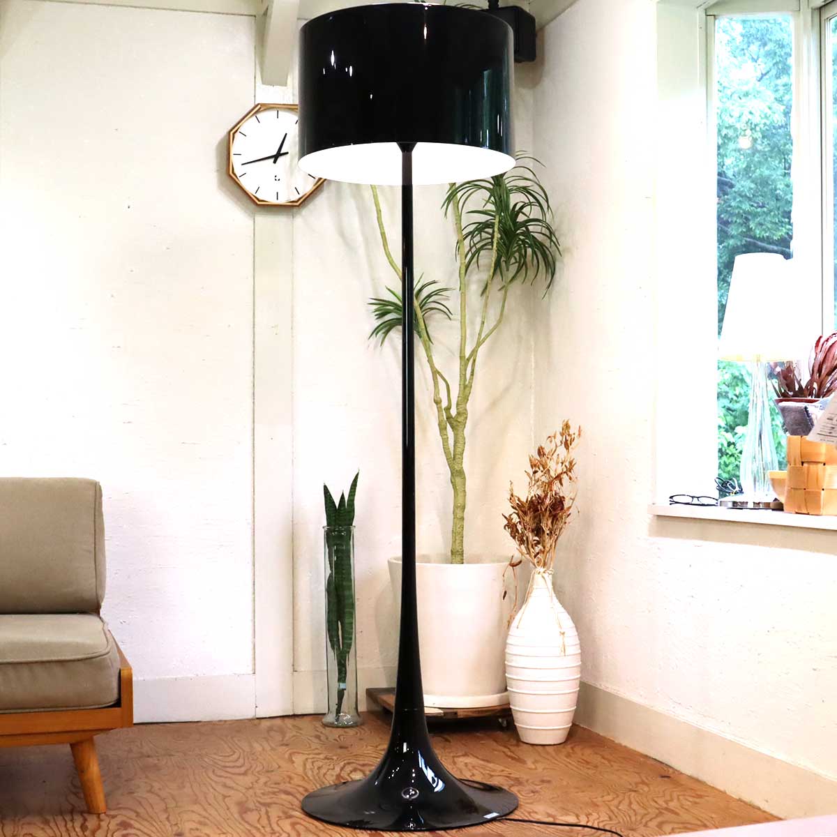 フロス / Flos スプーンライト SPUN LIGHT F フロアライト セバスチャン・ロング  中古
