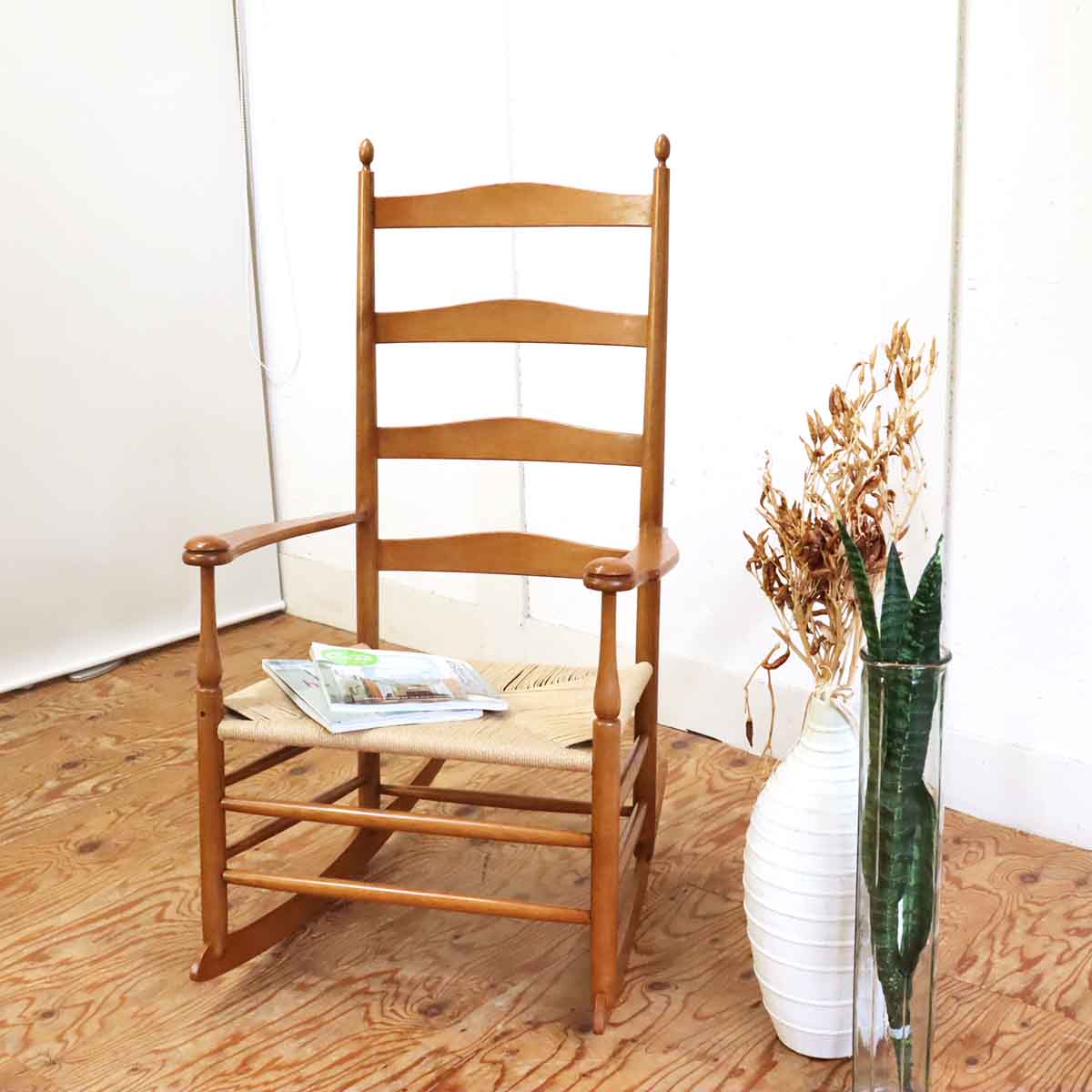 シェーカー / SHAKER ロッキングチェア ペーパーコード 中古