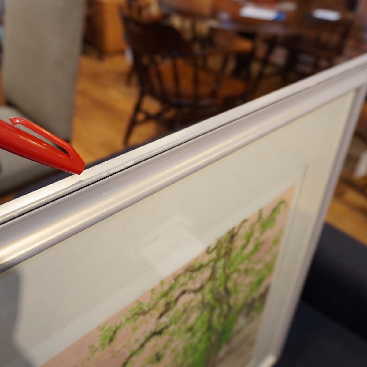 小田切 訓 オリジナル・リトグラフ 『ジュネーブの朝』 絵画 洋画 中古