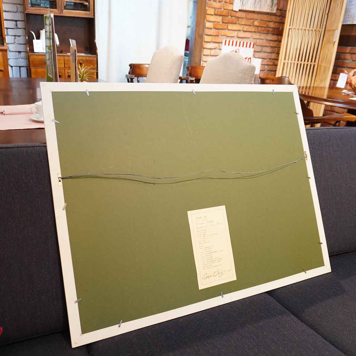 小田切 訓 オリジナル・リトグラフ 『ジュネーブの朝』 絵画 洋画 中古