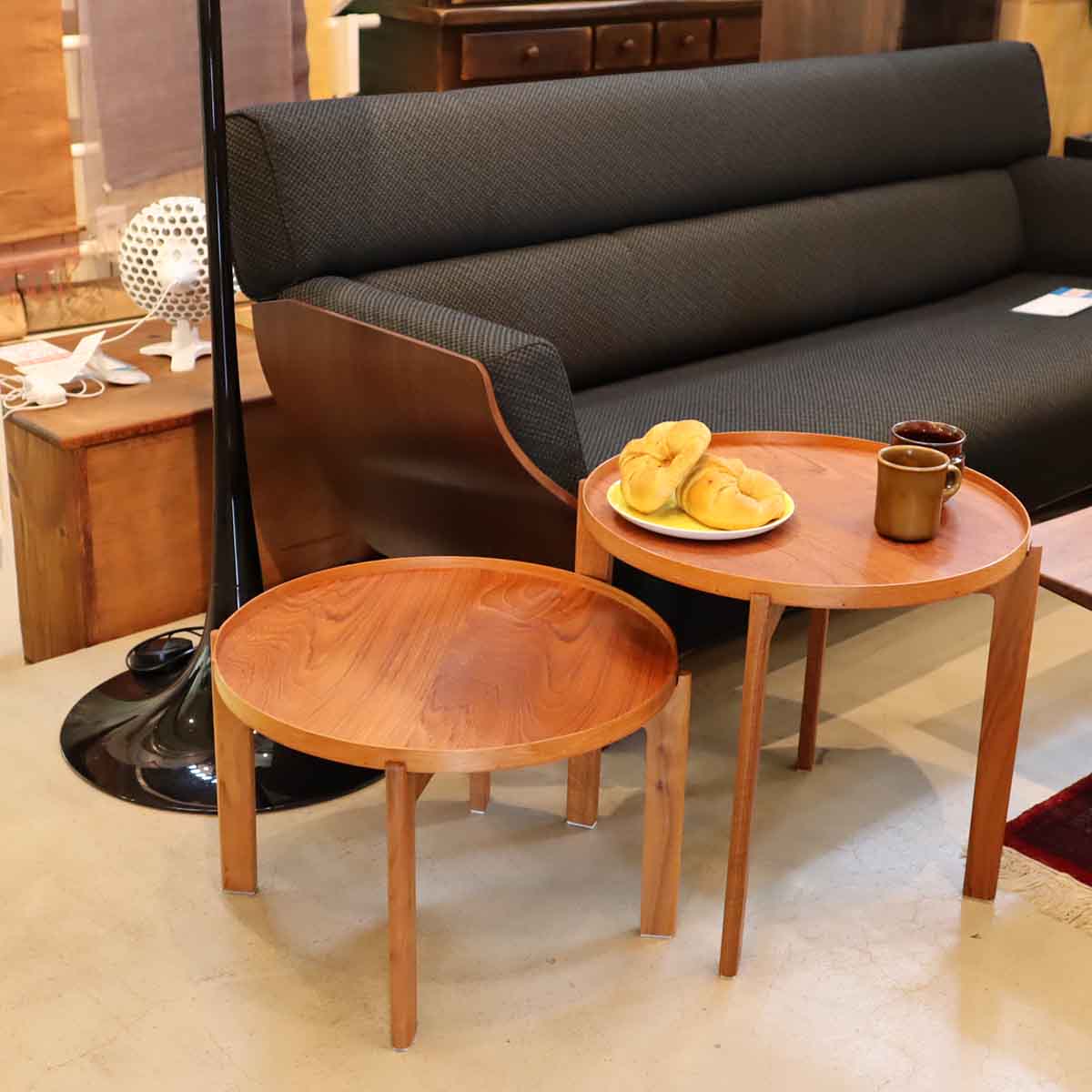 こいずみ道具店 お盆テーブル 50 ミドルタイプ 小泉誠 広松木工 サイドテーブル 住宅展示場展示品