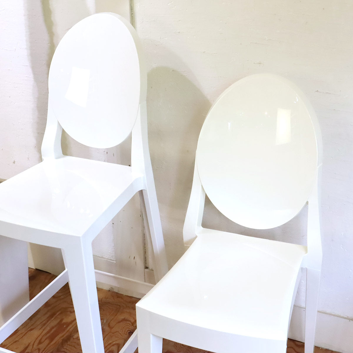 カルテル / Kartell ビクトリアゴーストチェア フィリップ・スタルク グロッシーホワイト 中古