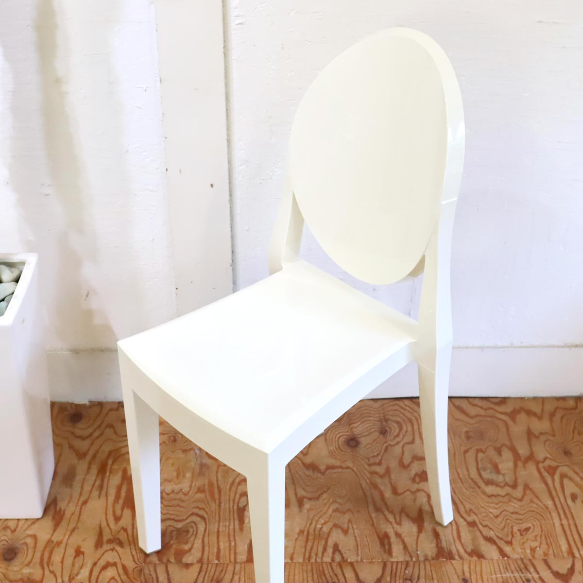 カルテル / Kartell ビクトリアゴーストチェア フィリップ・スタルク グロッシーホワイト 中古