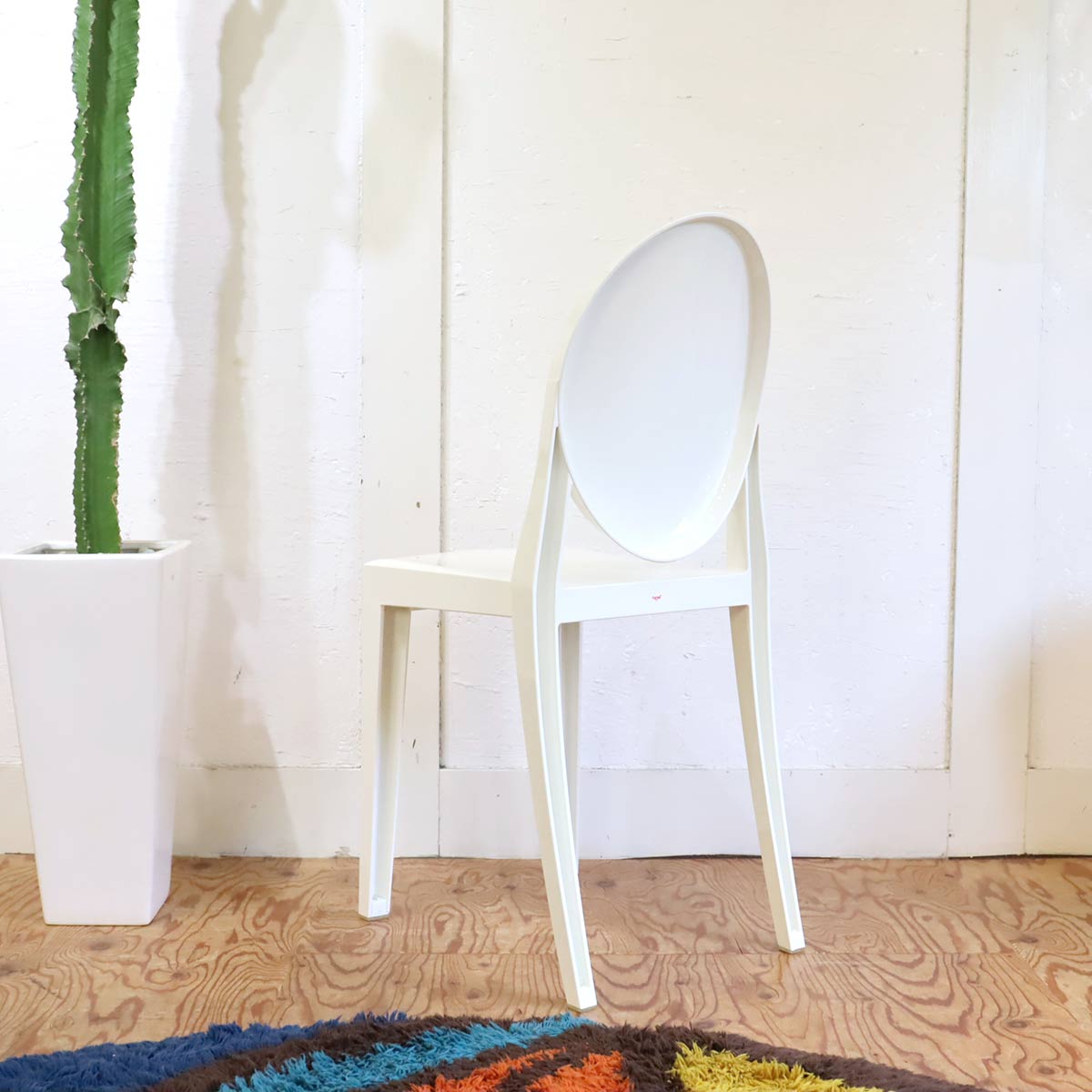 カルテル / Kartell ビクトリアゴーストチェア フィリップ・スタルク グロッシーホワイト 中古