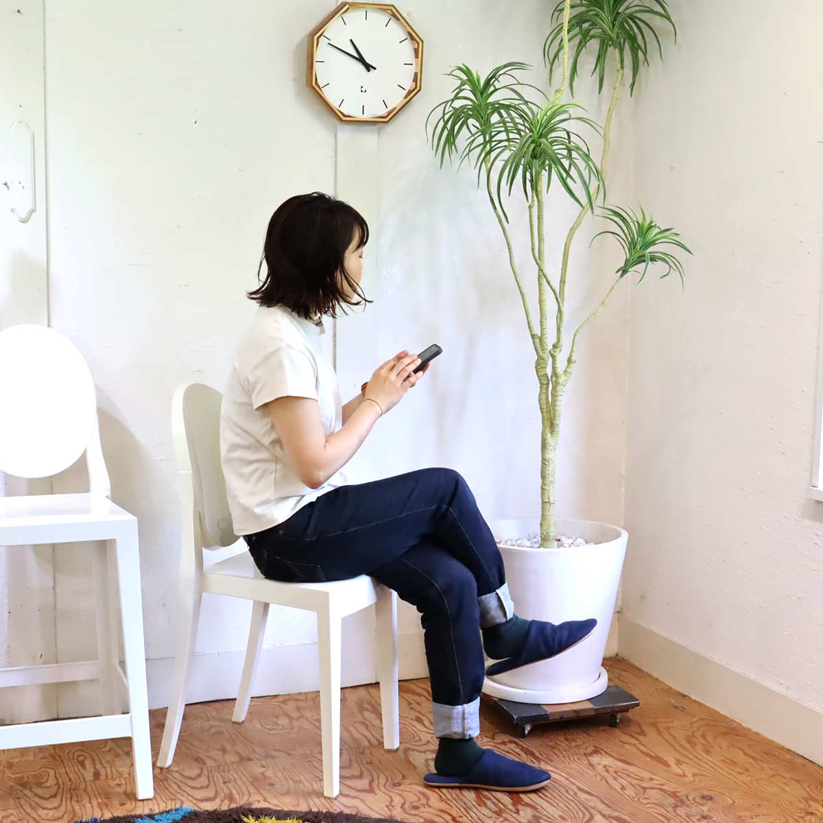 カルテル / Kartell ビクトリアゴーストチェア フィリップ・スタルク  グロッシーホワイト 中古