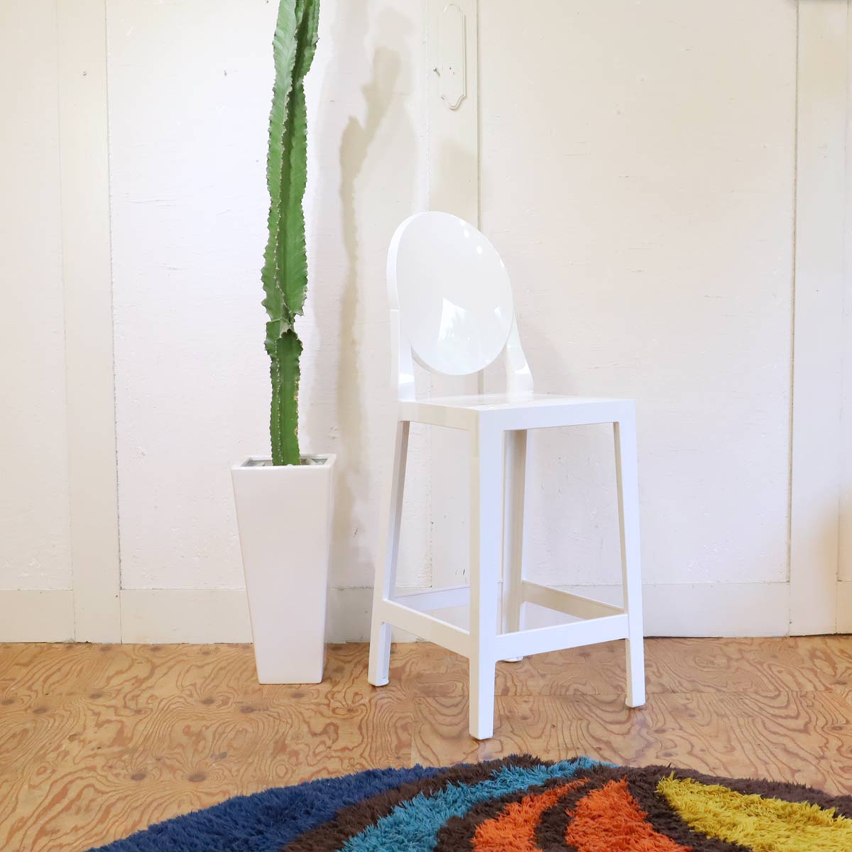 カルテル / Kartell ワンモア65 チェア フィリップ・スタルク ホワイト カウンターチェア 中古