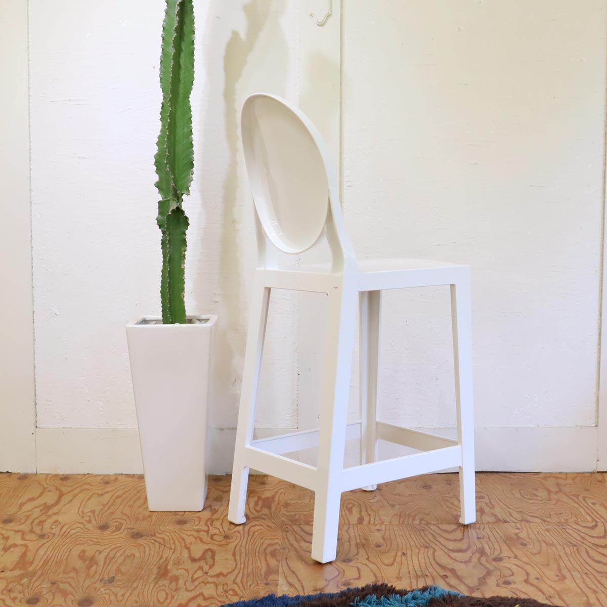 カルテル / Kartell ワンモア65 チェア フィリップ・スタルク ホワイト カウンターチェア 中古