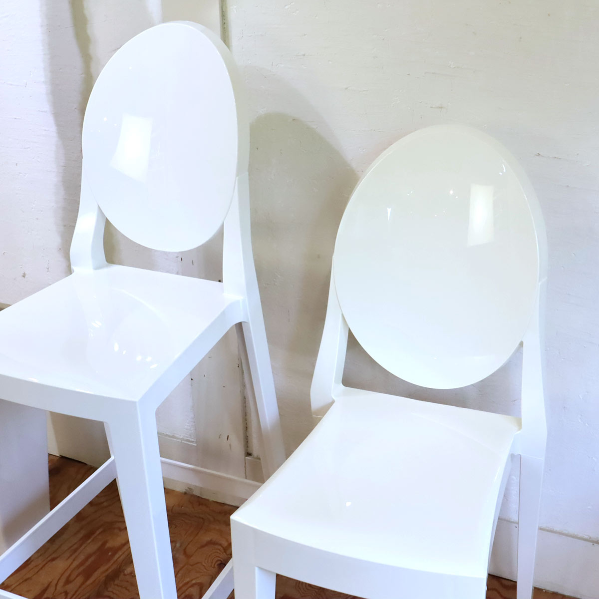 カルテル / Kartell ワンモア65 チェア フィリップ・スタルク ホワイト カウンターチェア 中古