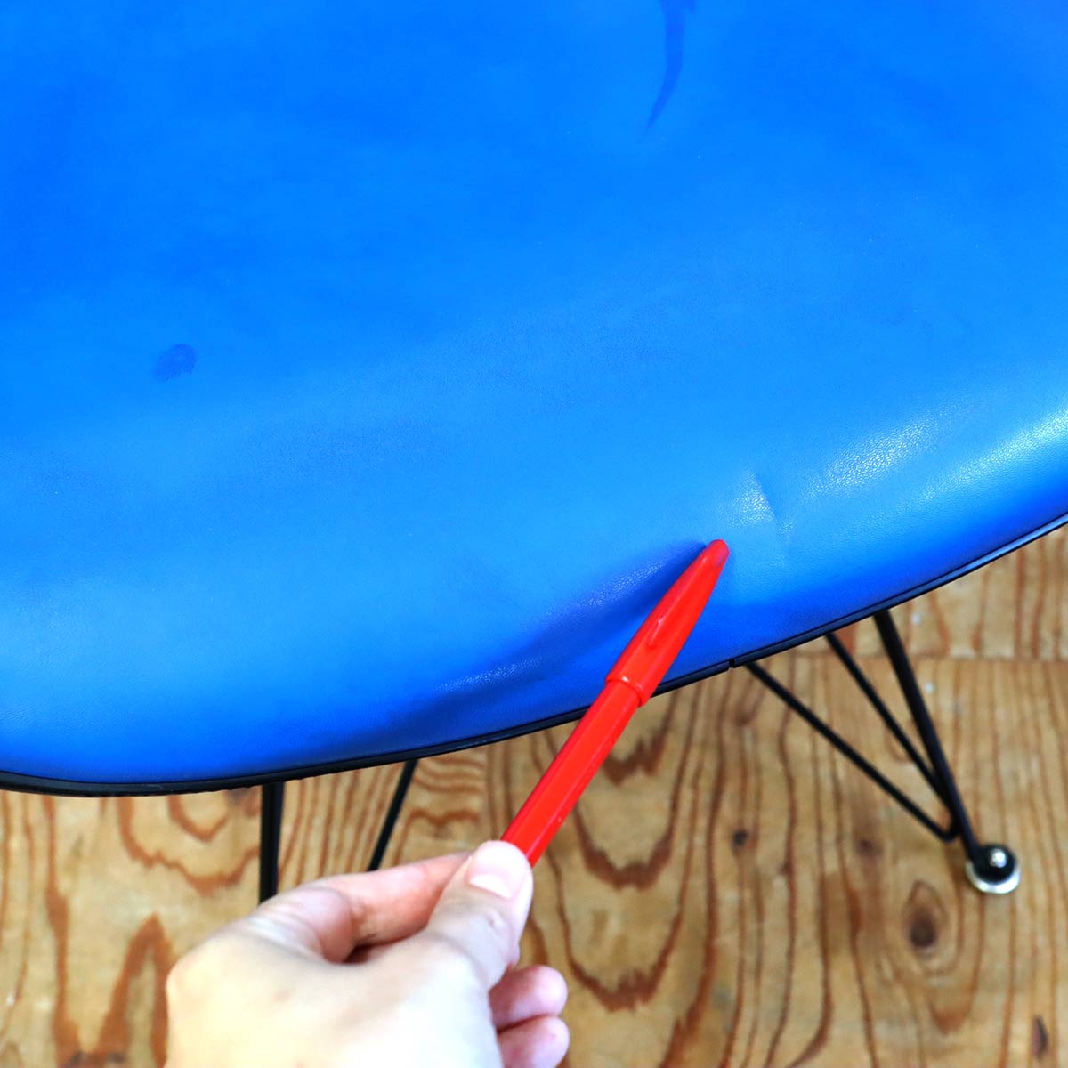 ハーマンミラー / Herman Miller アームシェルチェア 3rd エッフェルベース チャールズ&レイ・イームズ FRP ヴィンテージ