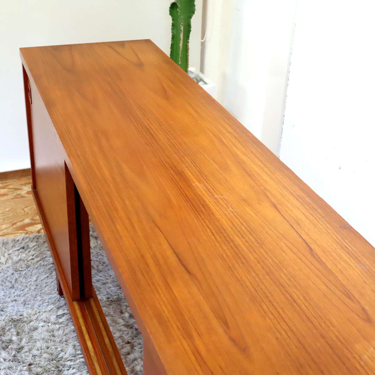 誠工舎 サイドボード キャビネット 飾り棚 チーク材 ジャパンヴィンテージ