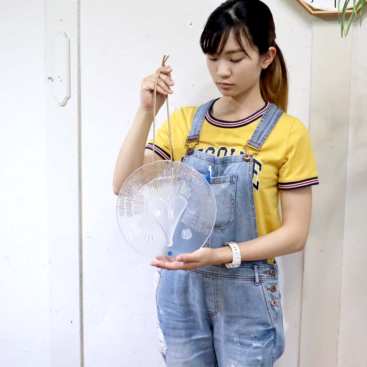 アラビア / ARABIA はりねずみ ガラスプレート オーナメント インテリア小物 中古