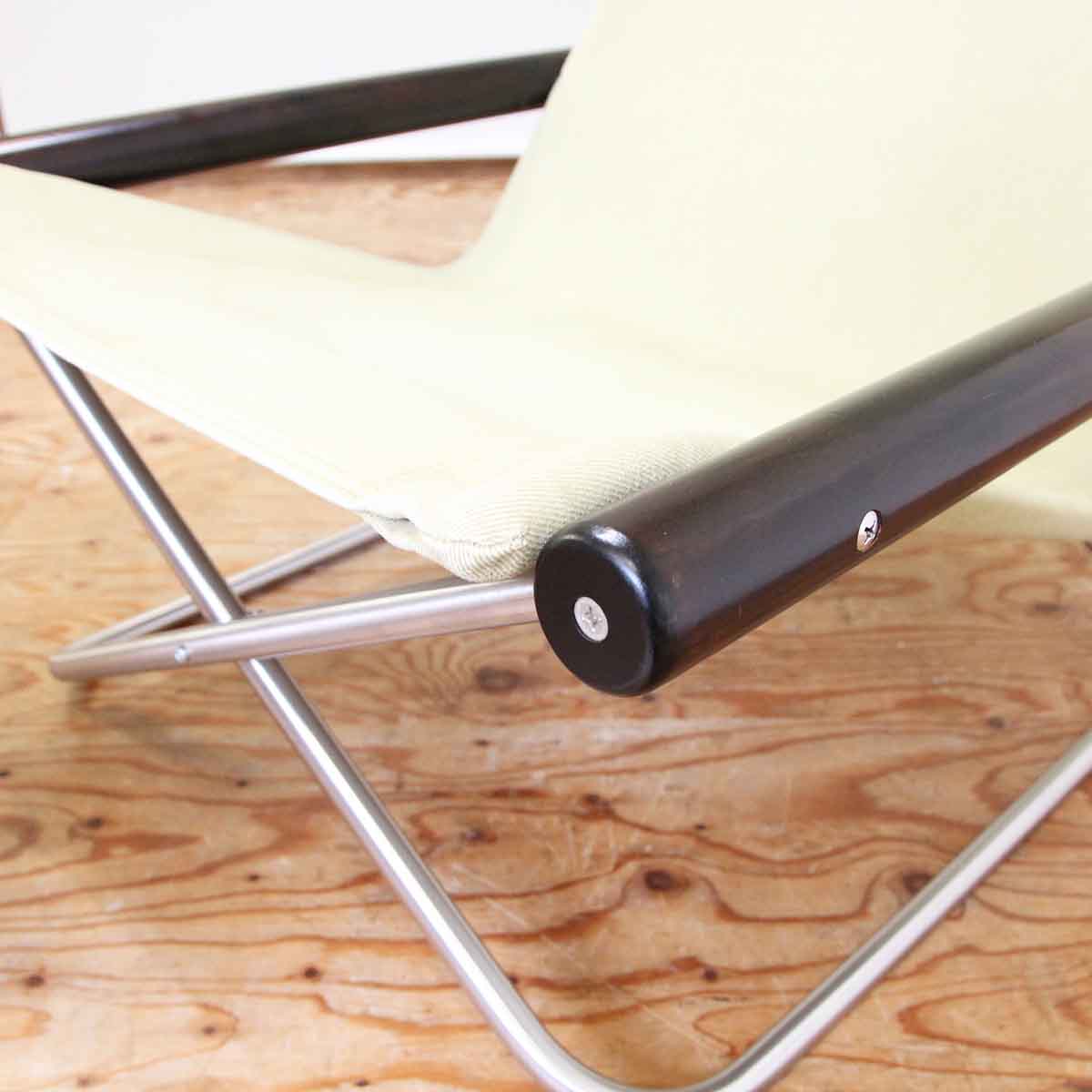 ニーチェアエックス / Nychair X オットマン付き 草色 新居 猛 中古