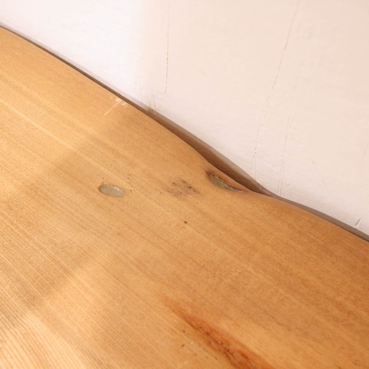 ニレ 楡 一枚板テーブル 大きなテーブル 天然木 無垢材  耳付き 幅260 中古