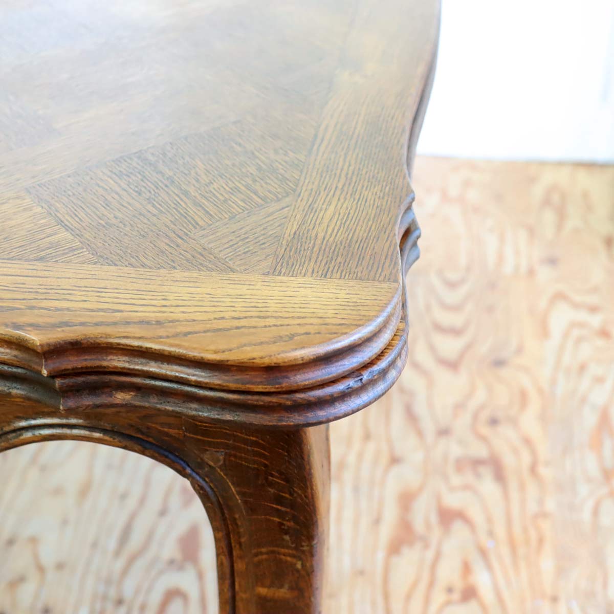 ドローリーフテーブル ダイニングテーブル  伸長式 フランス アンティーク