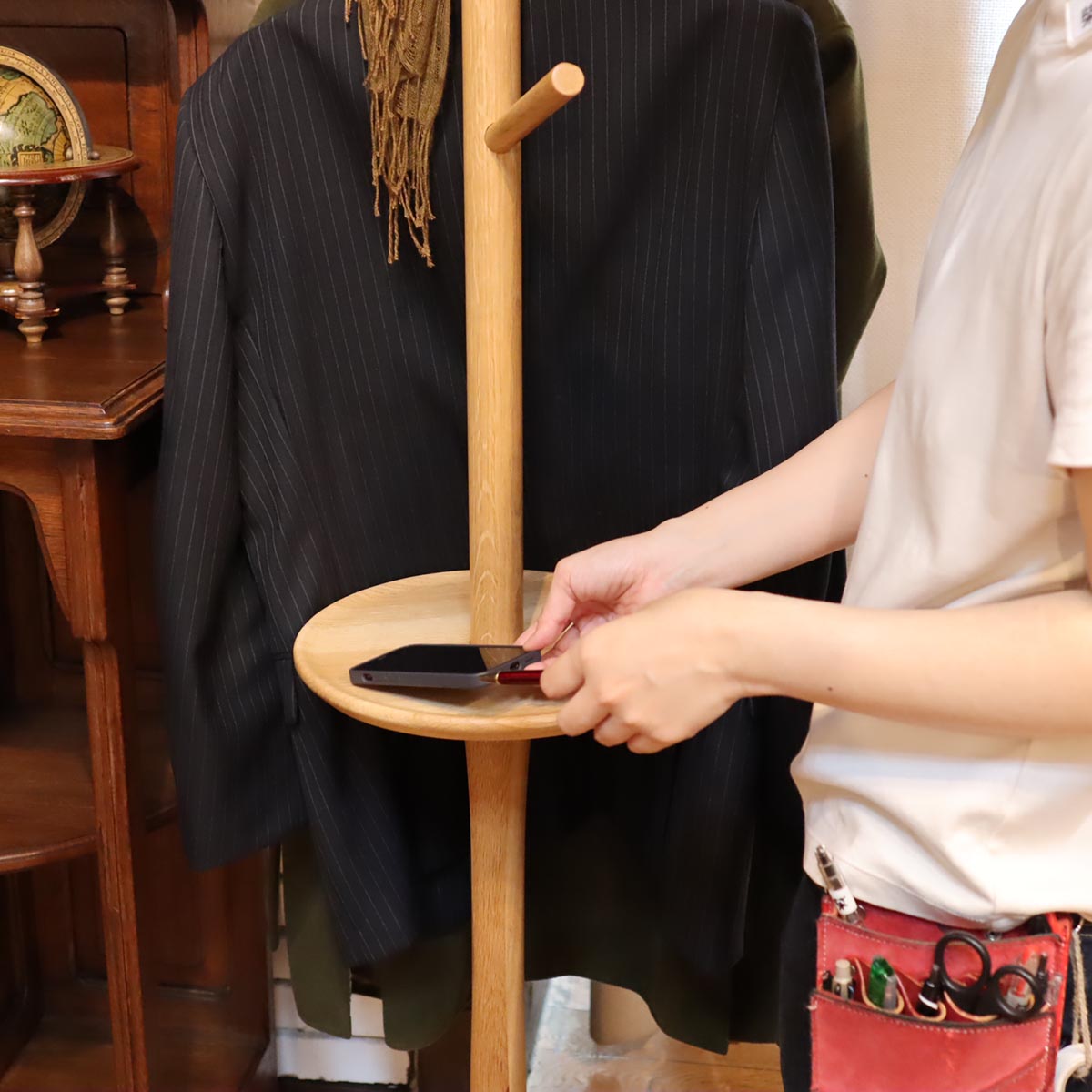 エルモ / ELMO カリッジ・マーケット / CORIGGE MARKET ポールハンガー  ハンガーラック 帽子洋服掛け 中古