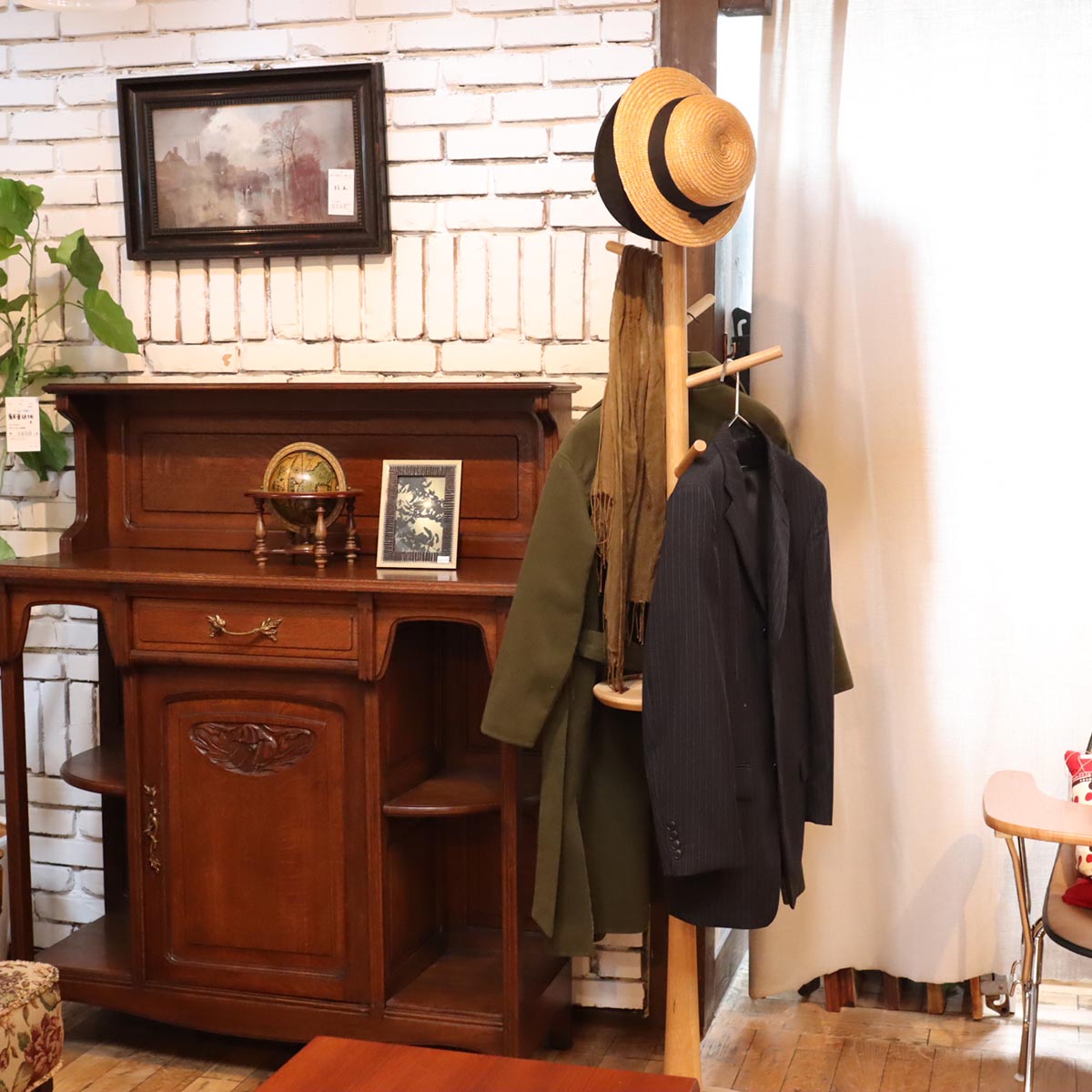 エルモ / ELMO カリッジ・マーケット / CORIGGE MARKET ポールハンガー  ハンガーラック 帽子洋服掛け 中古